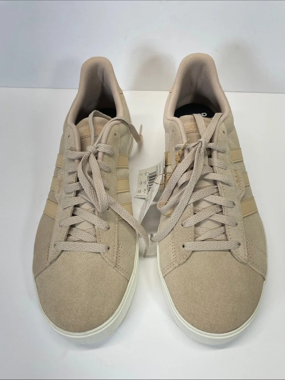 adidas skateboard Men's Beige Suede Low-Top Sneakers